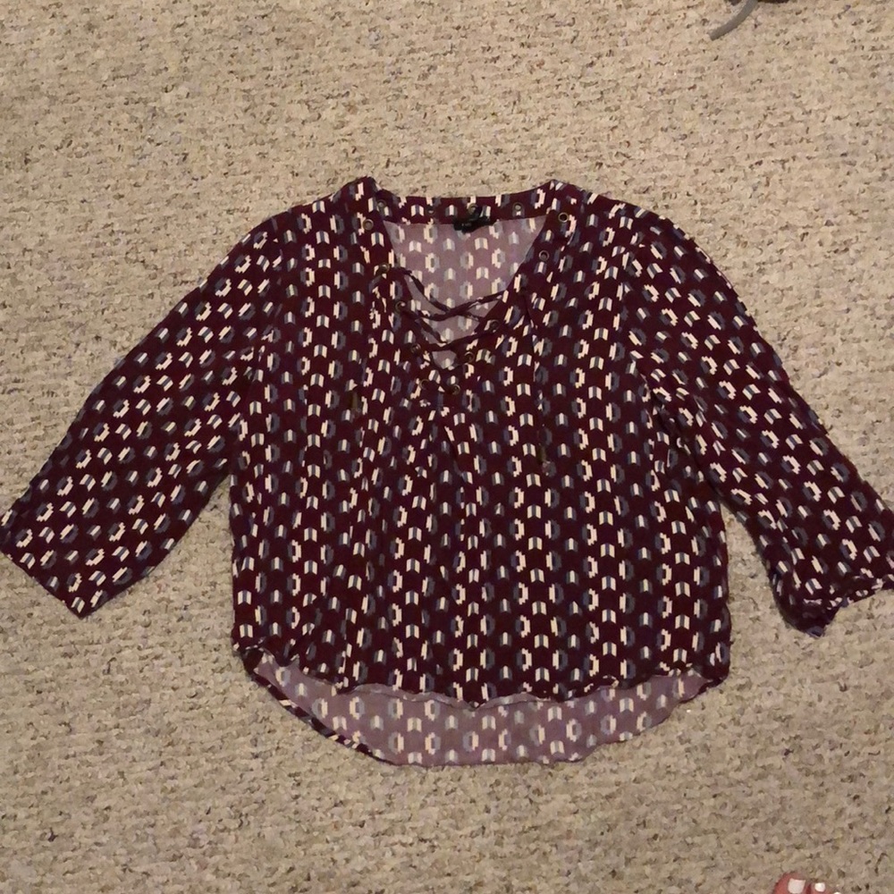 3/4 sleeve blouse, Size M